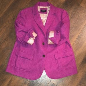 TALBOTS CLASSIC SHETLAND BLAZER - HERRINGBONE